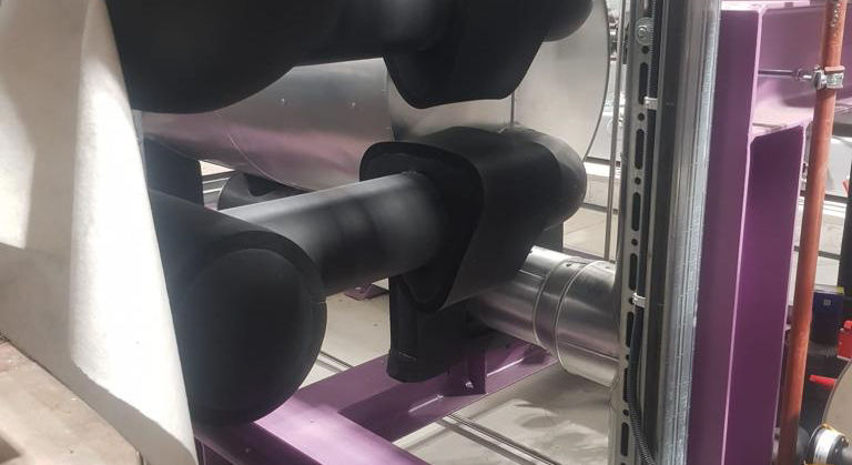 Aislamiento Armaflex en una unidad de ventilación